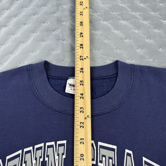 VINTAGE Penn State Sweater Mens XL Blue Nittany Lions Crewneck Pullover Classic - Picture 7 of 13